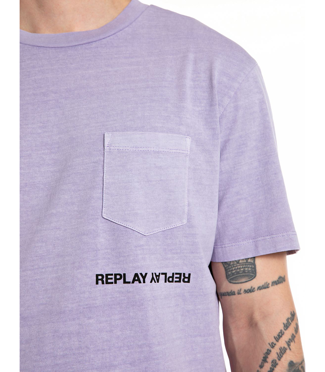 ヘビーコットンジャージープリント Tシャツ 詳細画像 ラベンダー 4